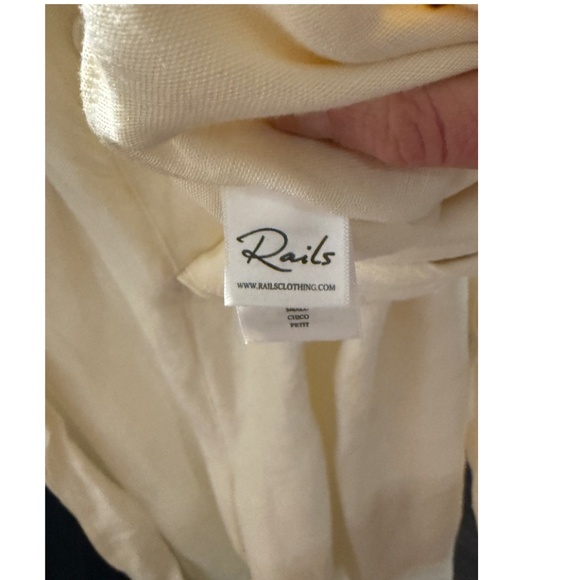 Rails - Jess Linen Pant w/pockets & buttons - Cream - Size Small (US 2-4) - Picture 16 of 16